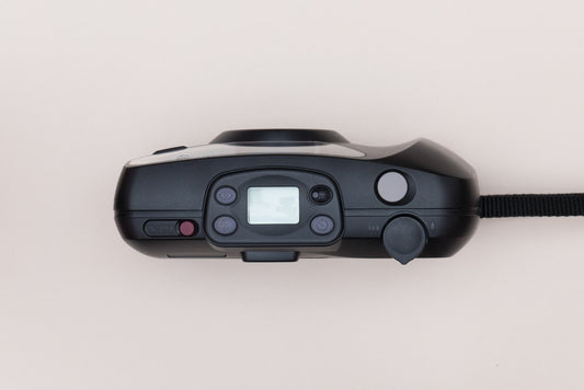 Pentax Espio 738 Point and Shoot 35mm Compact Film Camera Black