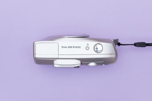 Canon Prima WIDE Super 90 Compact Point and Shoot 35mm Film Camera