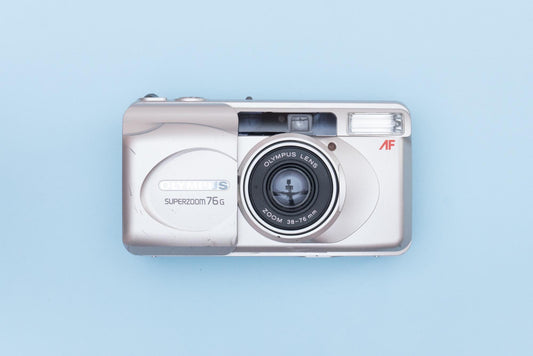 Olympus Superzoom 76 G 35mm Point and Shoot Compact Film Camera