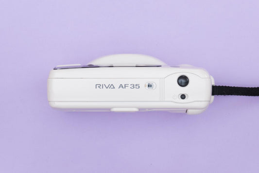 Minolta Riva AF35 White Compact 35mm Film Camera