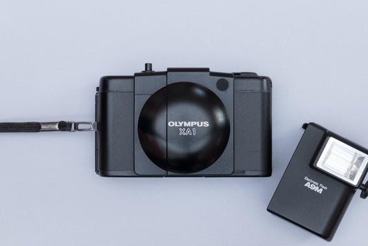 Olympus XA 1 Compact Film Camera with Zuiko 4/35mm lens A9M Flash