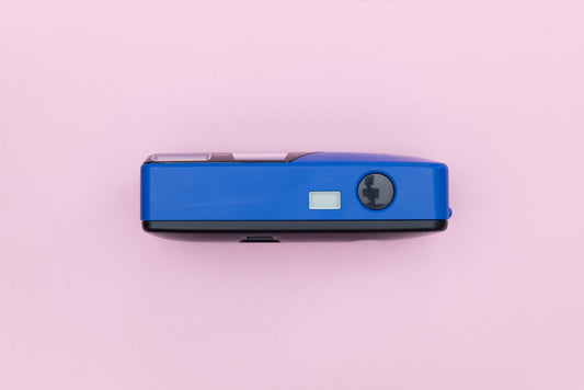 Konica EU-mini Compact 35mm Point and Shoot Film Camera Blue