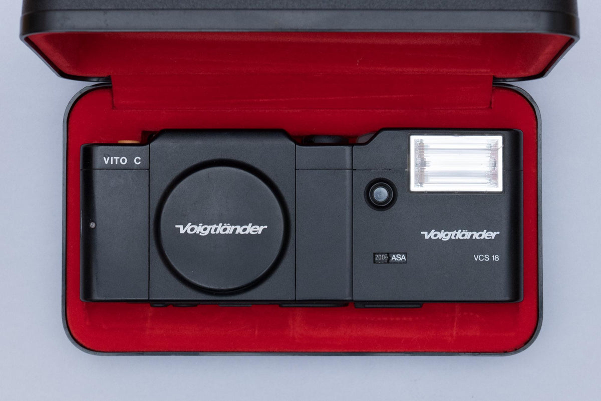 Voigtlander Vito C Compact Point and Shoot 35mm Film Camera with VCS 18 Flash and Box