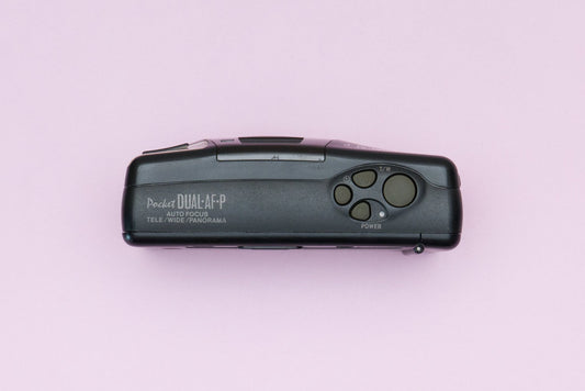Chinon Pocket DUAL AF P Switchable 28/52mm Panorama Compact 35mm Point and Shoot Film Camera