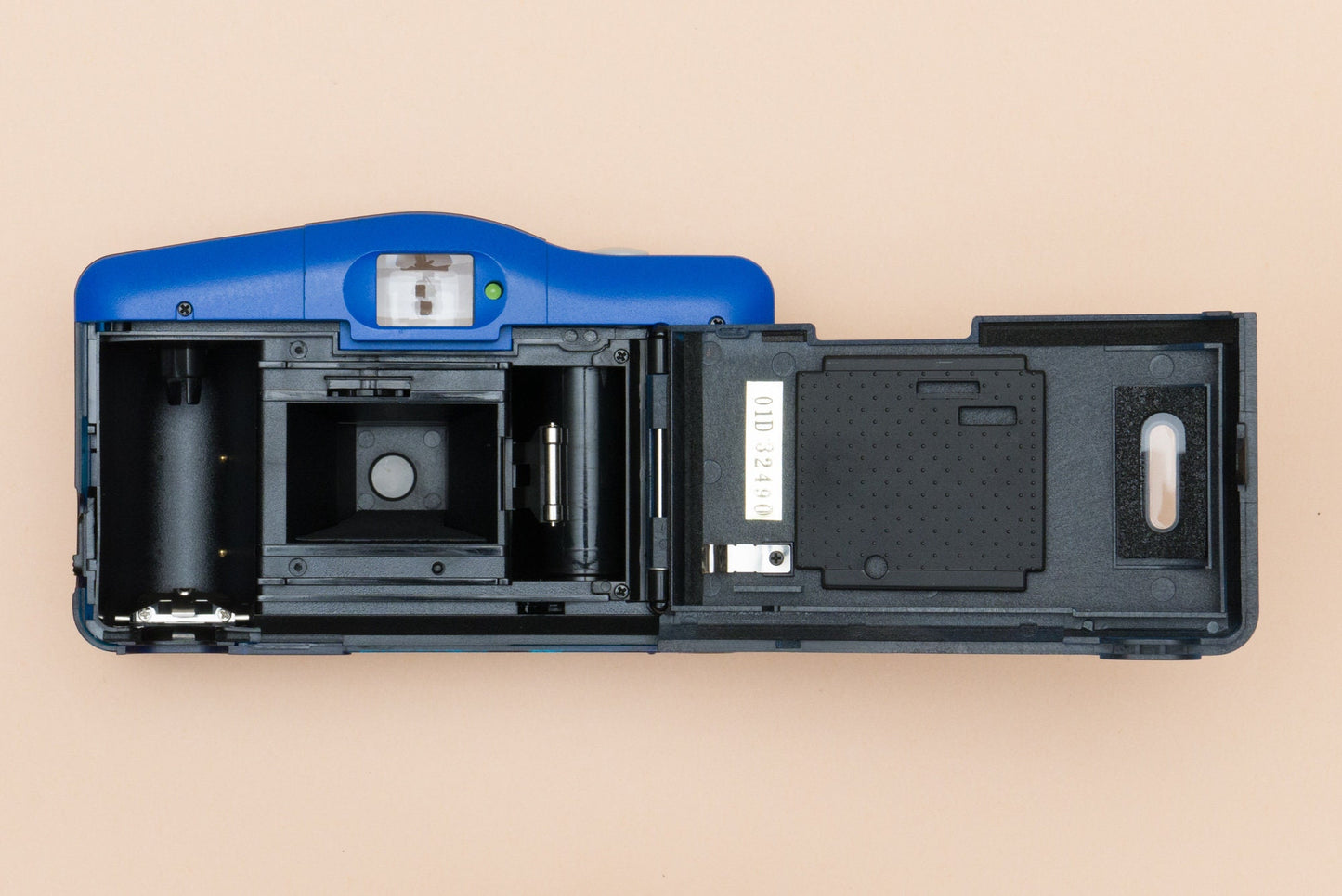 Traveler FUN Translucent Blue Point and Shoot 35mm Compact Film Camera