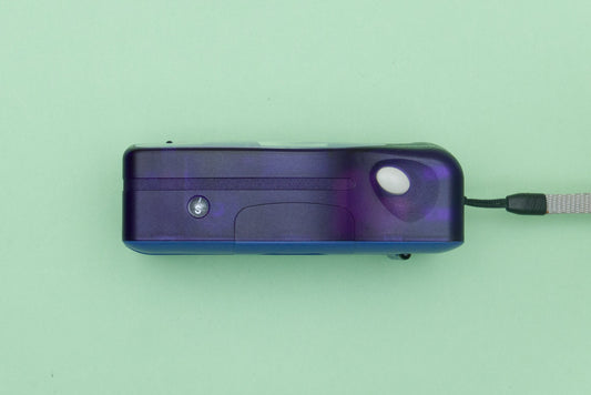 Traveler FUN Translucent Purple Point and Shoot 35mm Compact Film Camera