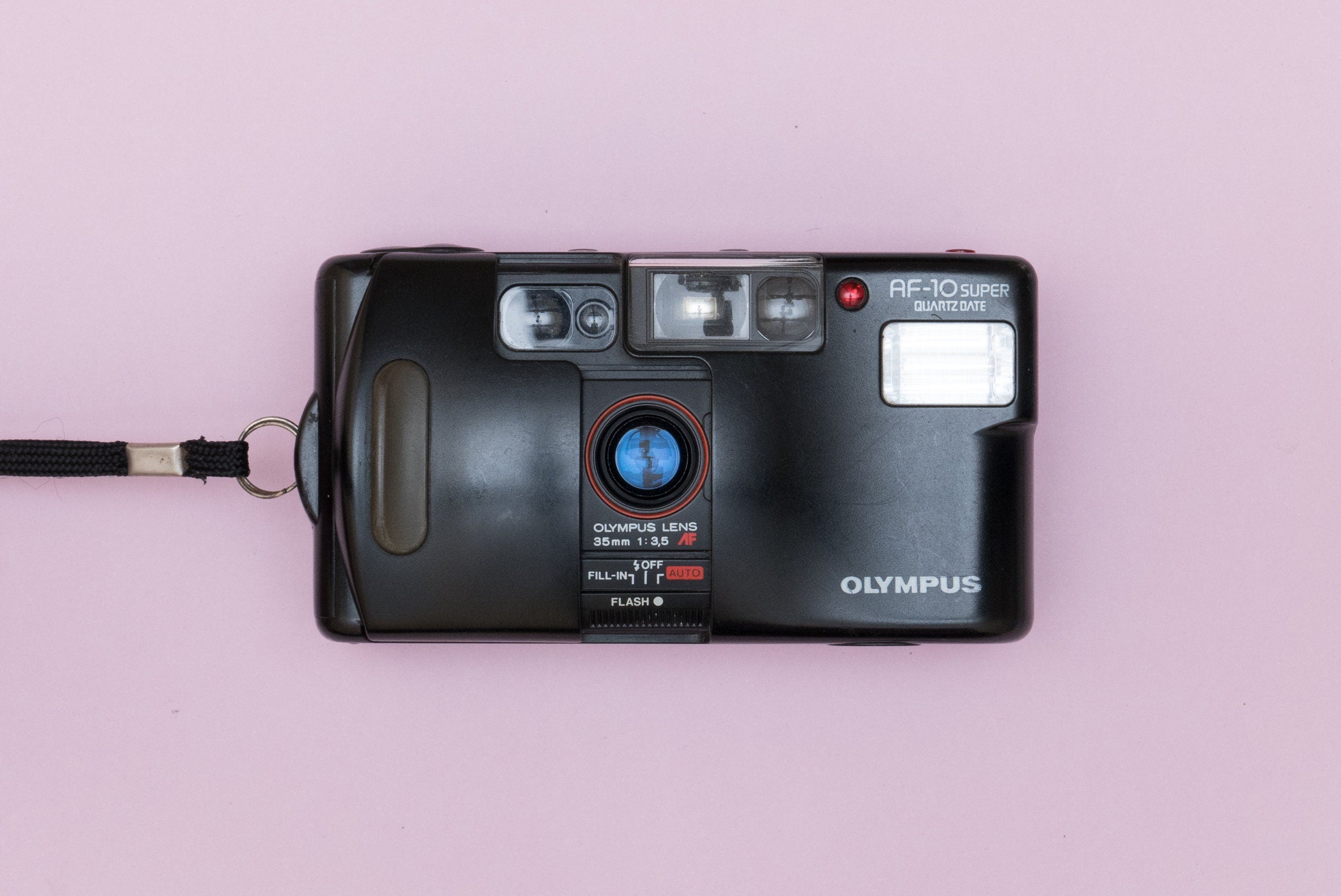 Olympus AF-10 SUPER Quartz Date Compact 35mm Point and Shoot Film Came