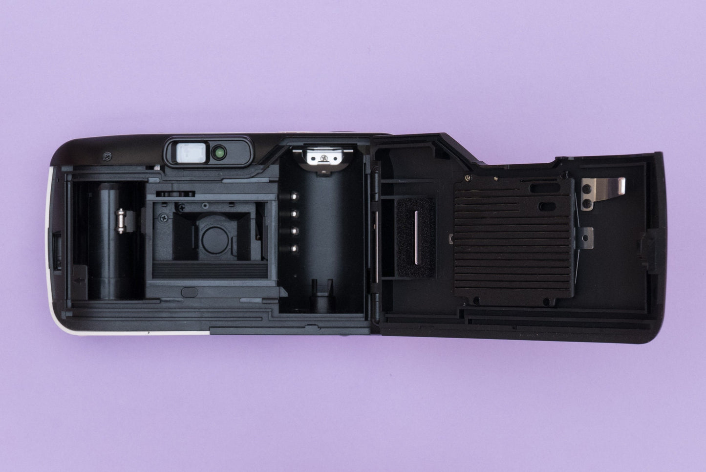 Canon Prima Mini White Compact Point and Shoot 35mm Film Camera