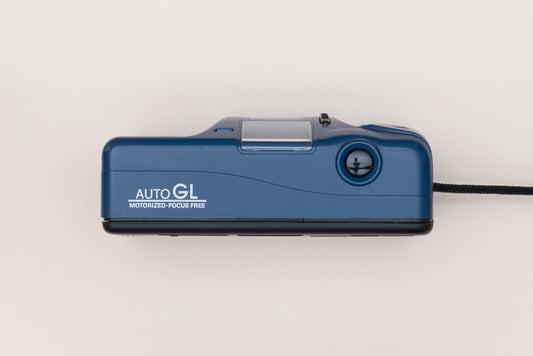 Chinon Auto GL BLUE Compact 35mm Film Camera Point and Shoot