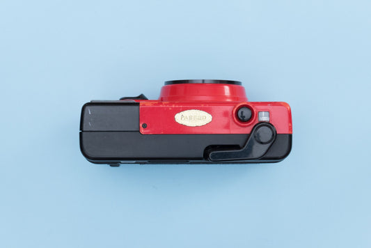 Konica POP Red Compact 35mm Point and Shoot Film Camera