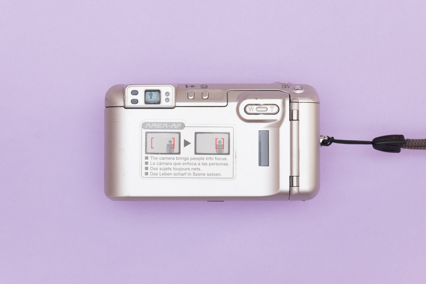 Minolta Riva Zoom 160 Compact 35mm Point and Shoot Film Camera