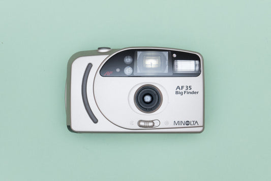 Minolta AF35 Big Finder Compact 35mm Point and Shoot Film Camera