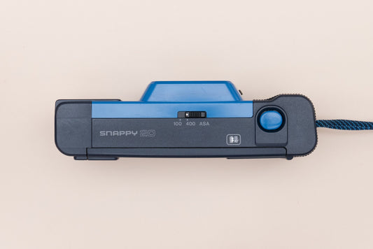 Canon Snappy 20 Compact 35mm Point and Shoot Film Camera Blue
