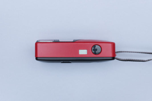 Konica EU-mini Compact 35mm Point and Shoot Film Camera Red