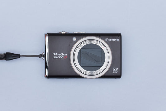 Canon PowerShot SX200 IS Compact Y2K Digital Camera