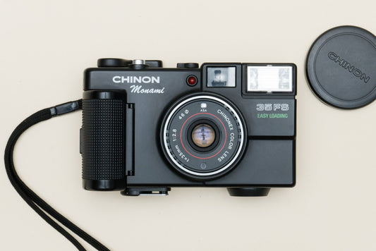 Chinon Monami 35 FS Compact 35mm Film Camera Point and Shoot