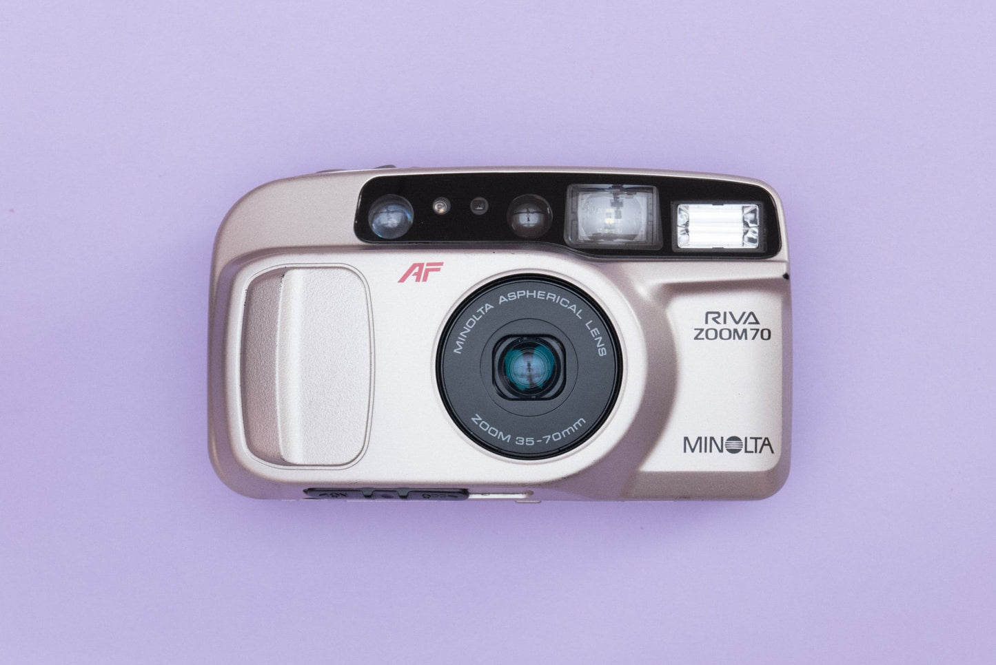 Minolta Riva Zoom 70 Compact 35mm Point and Shoot Film Camera