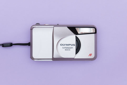 Olympus Superzoom 800S 35mm Point and Shoot Compact Film Camera