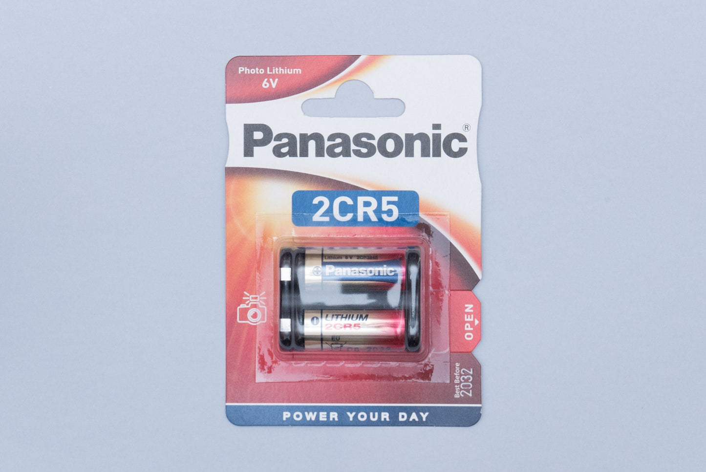 Panasonic 2CR5 Lithium Battery for Film Cameras