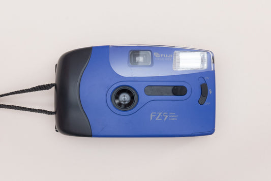 Fujifilm FZ-5 Blue Fujinon Compact 35mm Point and Shoot Film Camera