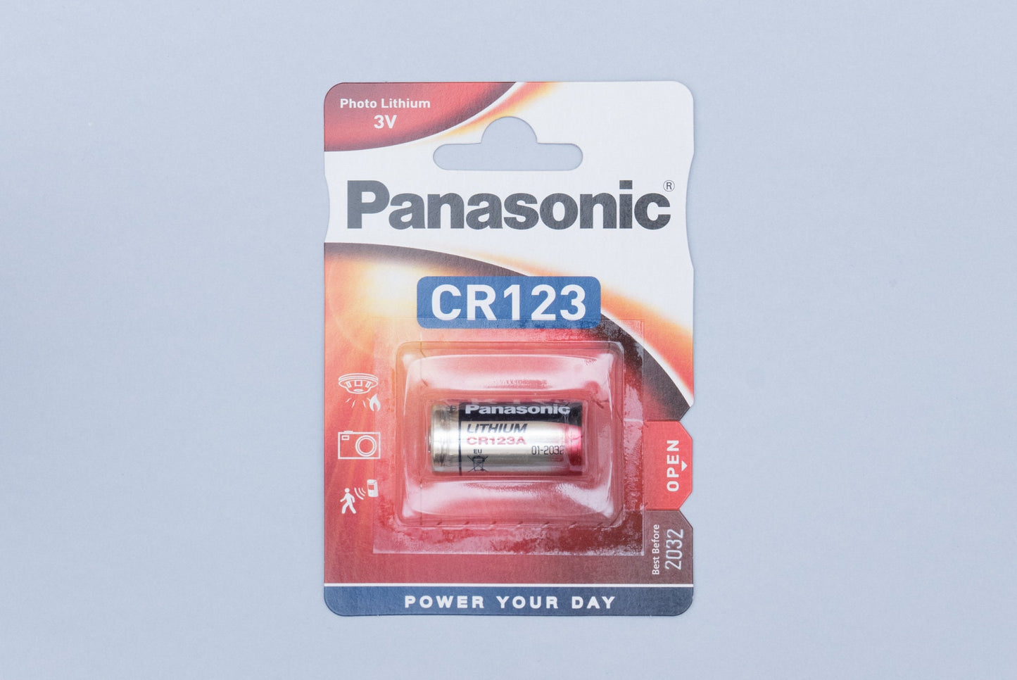 Panasonic CR123 Lithium Battery for Film Cameras