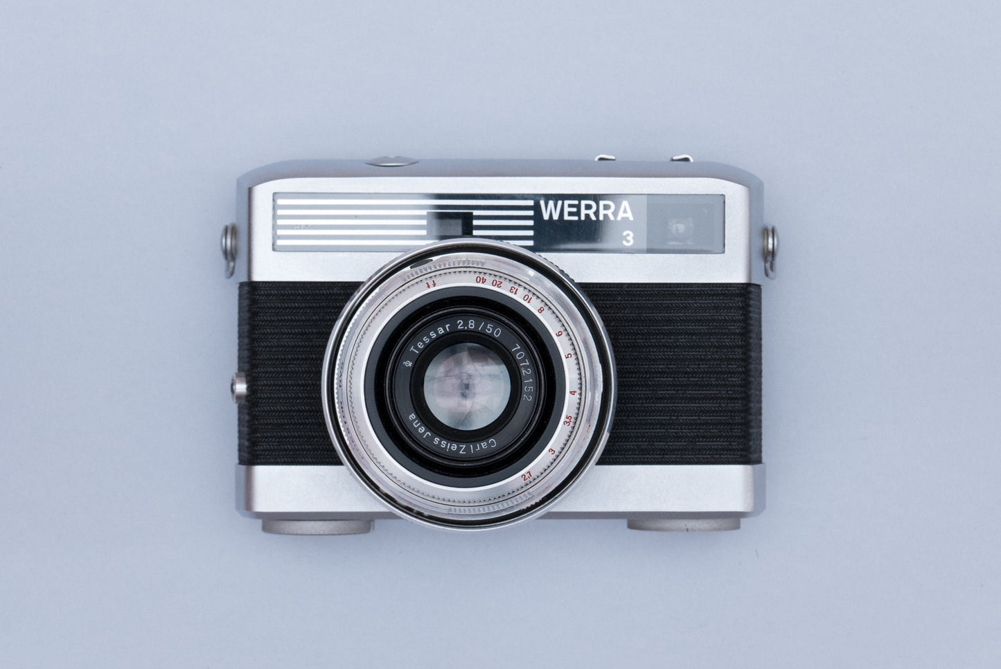 Werra 3 III Rangefinder Vintage Film Camera with Carl Zeiss Tessar 2.8 / 50 Lens