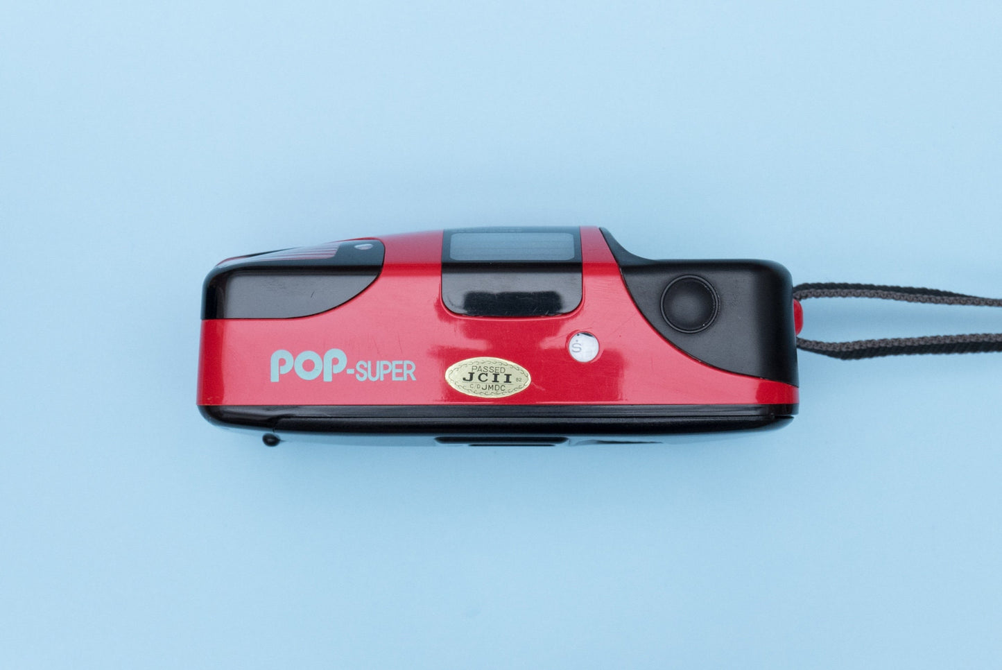 Konica POP-Super 35mm Compact Point and Shoot Film Camera Red