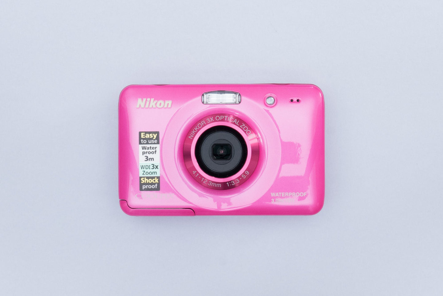 Nikon Coolpix S30 Compact Digital Camera Pink