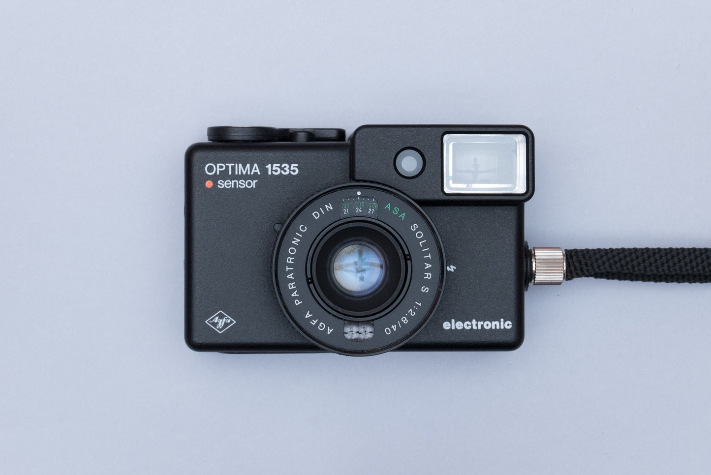 Agfa Optima 1535 Sensor RANGEFINDER f2.8 Solitar Compact 35mm Film Camera