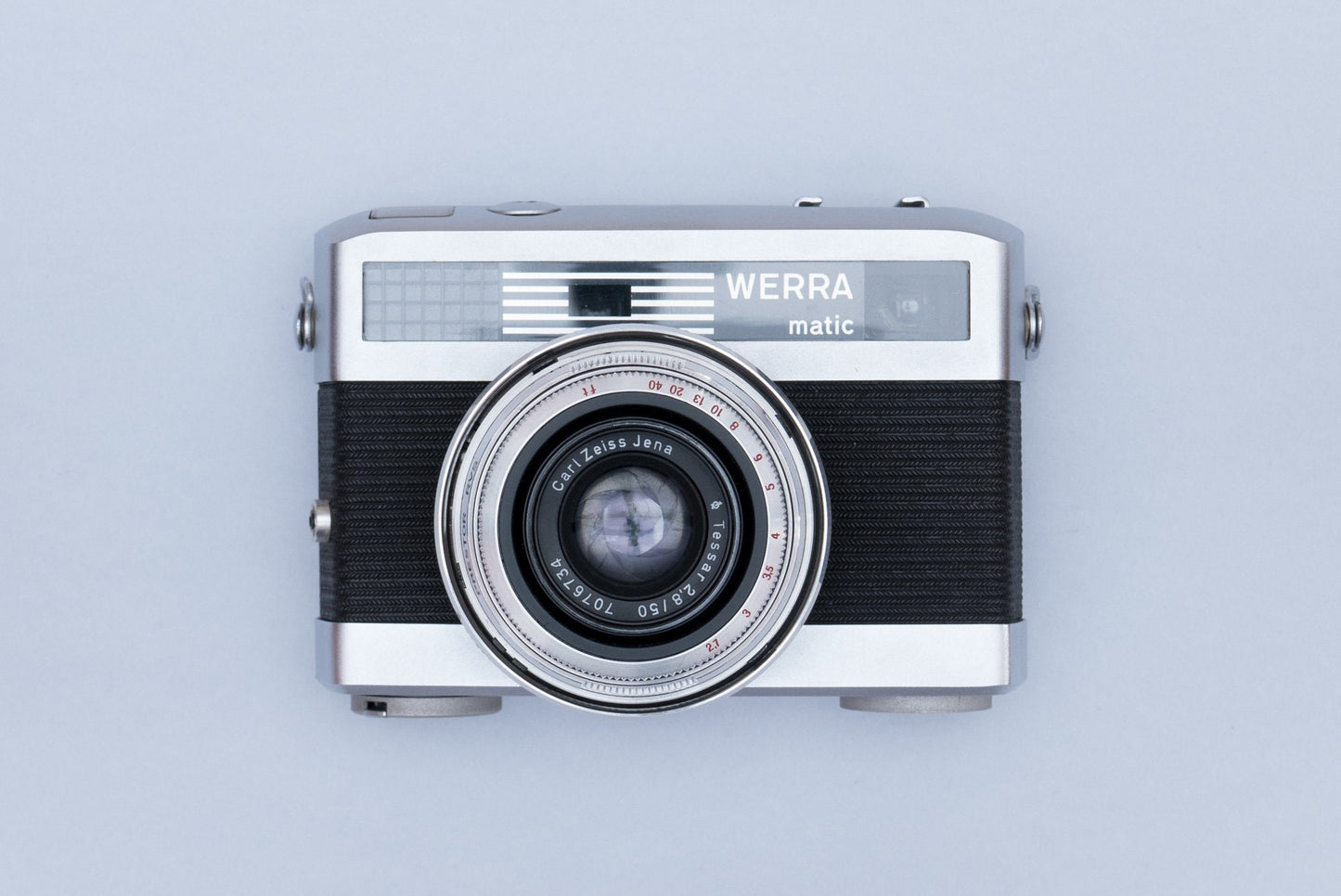 Werra Matic Rangefinder Vintage Film Camera with Carl Zeiss Tessar 2.8 / 50 Lens