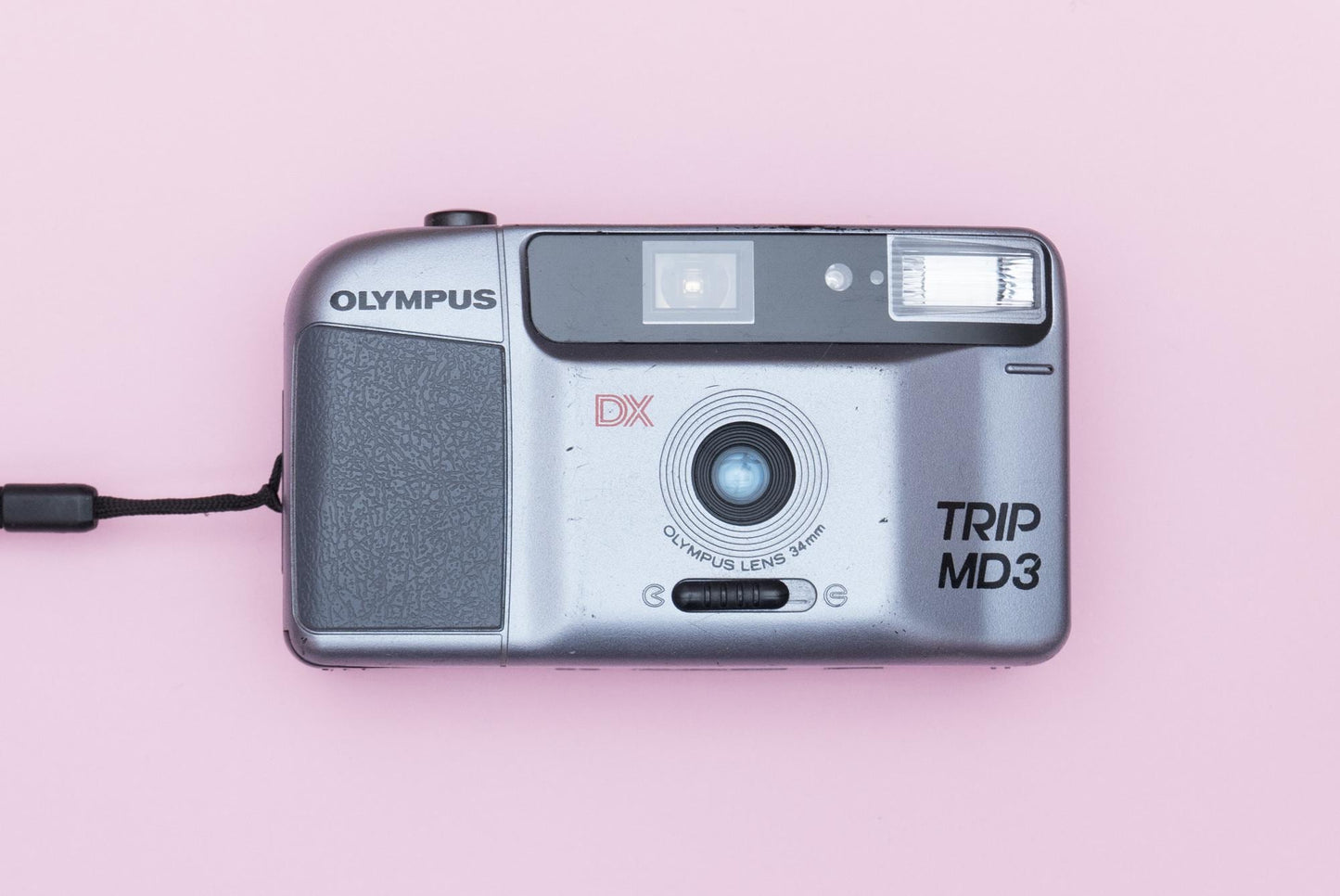 Olympus Trip MD 3 Compact 35mm Point and Shoot Film Camera Grey