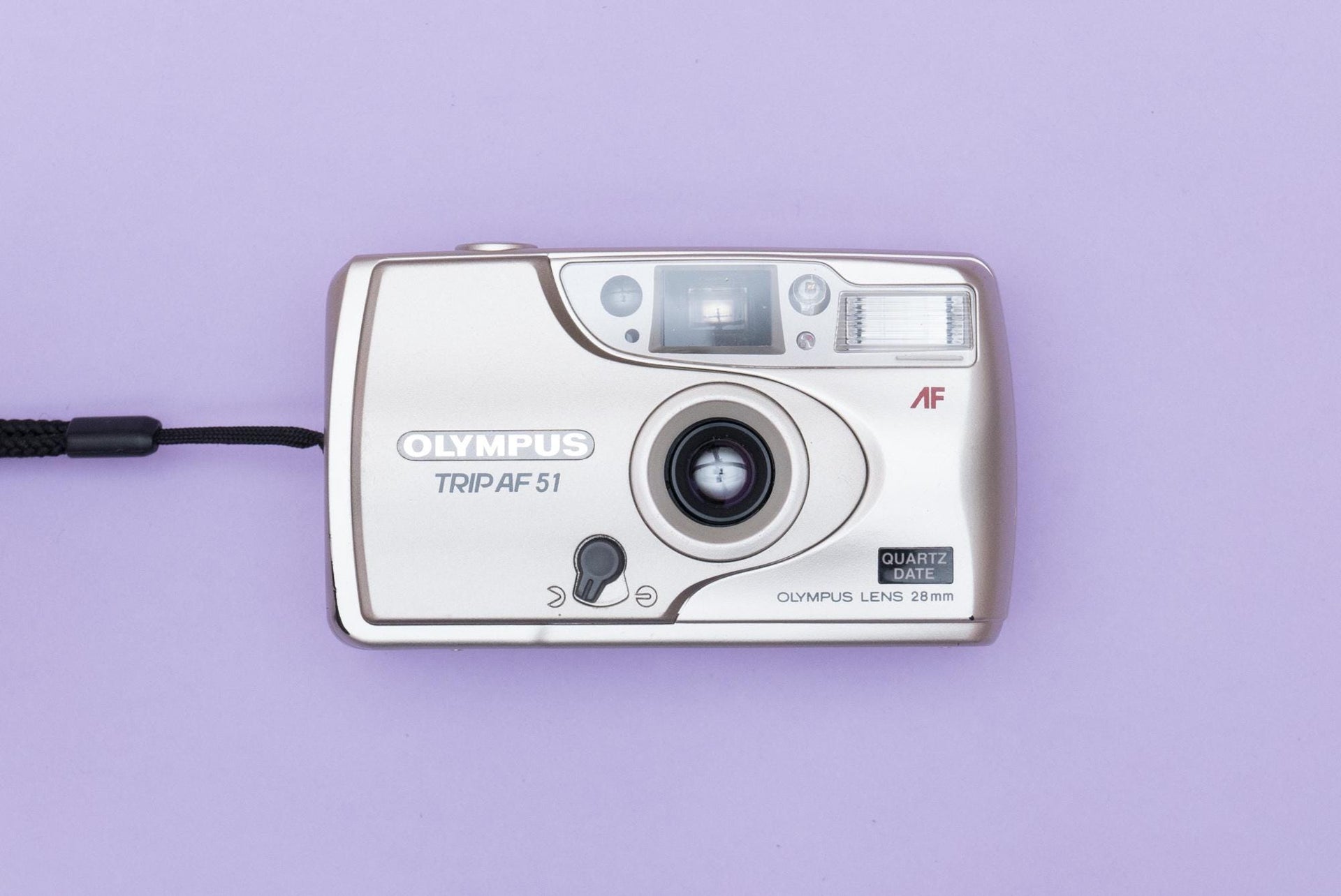 Olympus Trip AF 51 QUARTZDATE Compact 35mm Point and Shoot Film