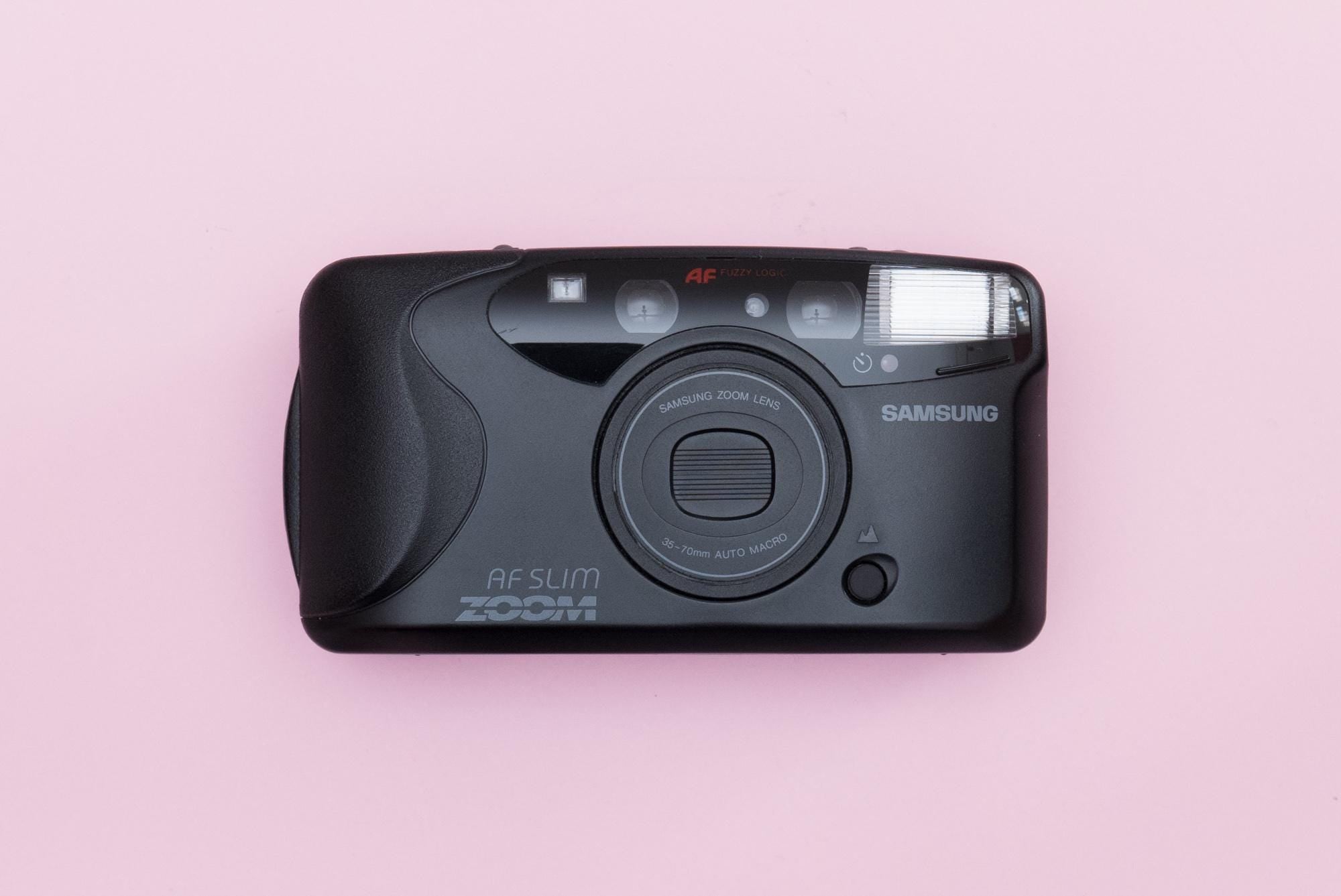 Samsung AF Slim Zoom Compact 35mm Film Camera – OHSOCULT Film Compacts