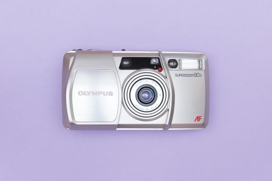 Olympus Superzoom 80S 35mm Point and Shoot Compact Film Camera