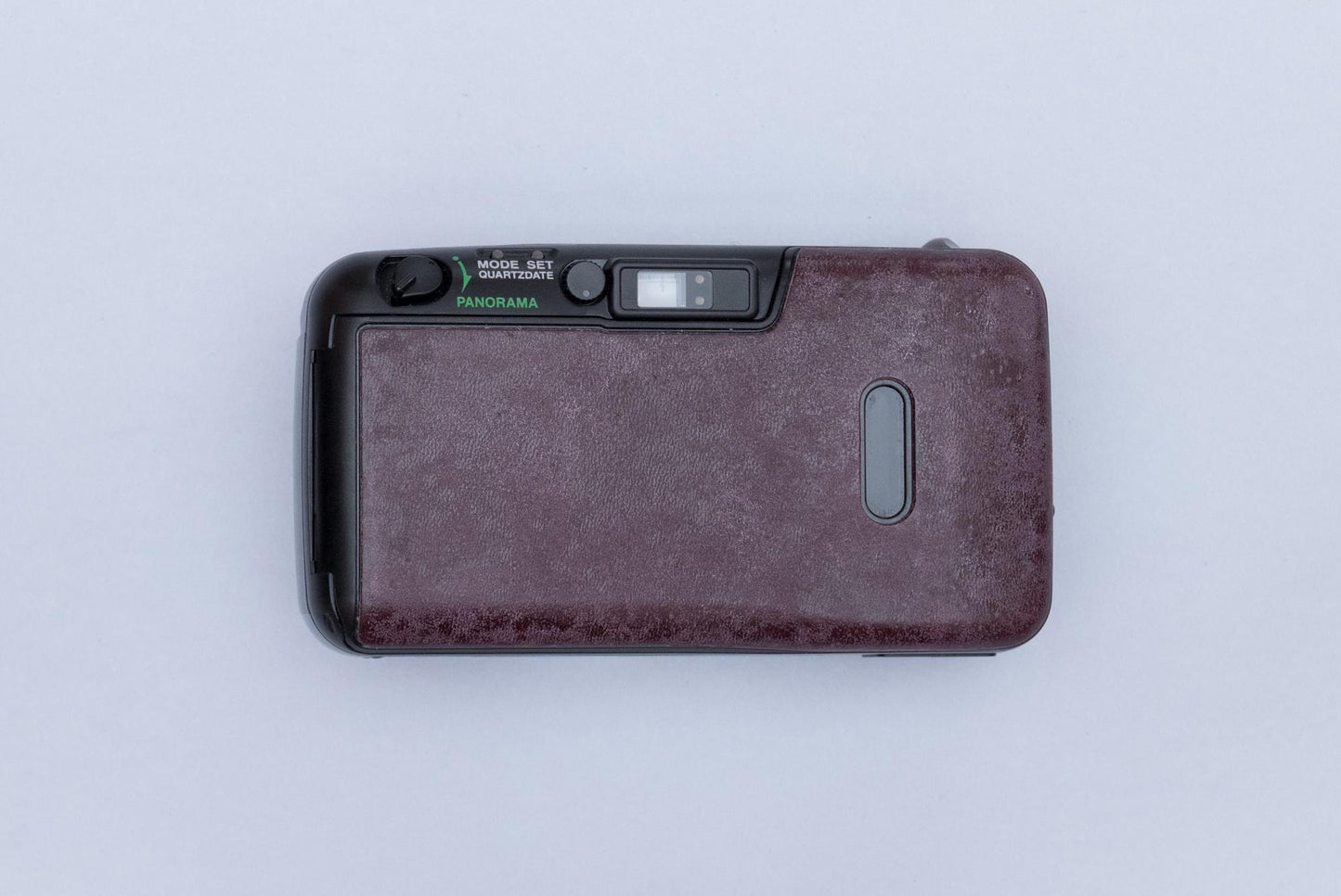 Olympus LT Zoom 105 Compact 35mm Point and Shoot Film Camera Burgundy Leather