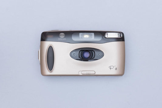 Minolta P's Panorama Compact 35mm Point and Shoot Film Camera Light