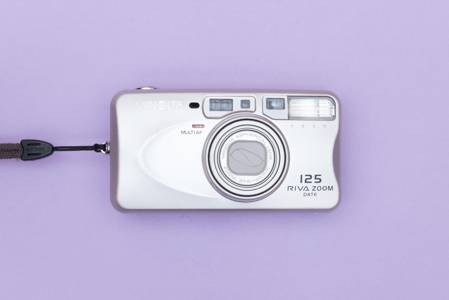 Minolta Riva Zoom 125 Compact 35mm Point and Shoot Film Camera