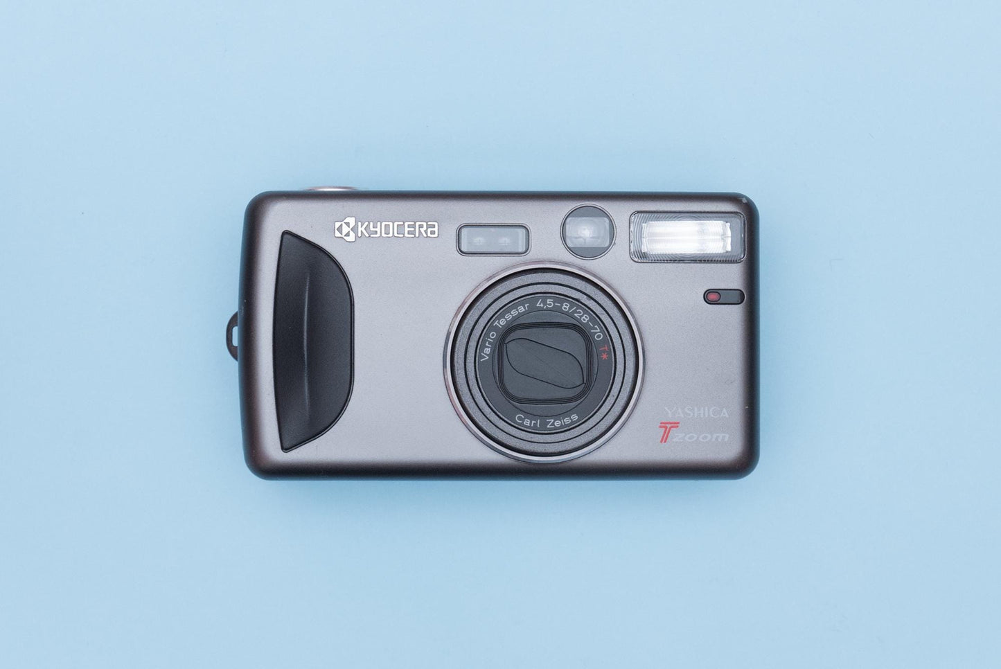 Yashica T Zoom Carl Zeiss Tessar 35mm Compact Film Camera Kyocera