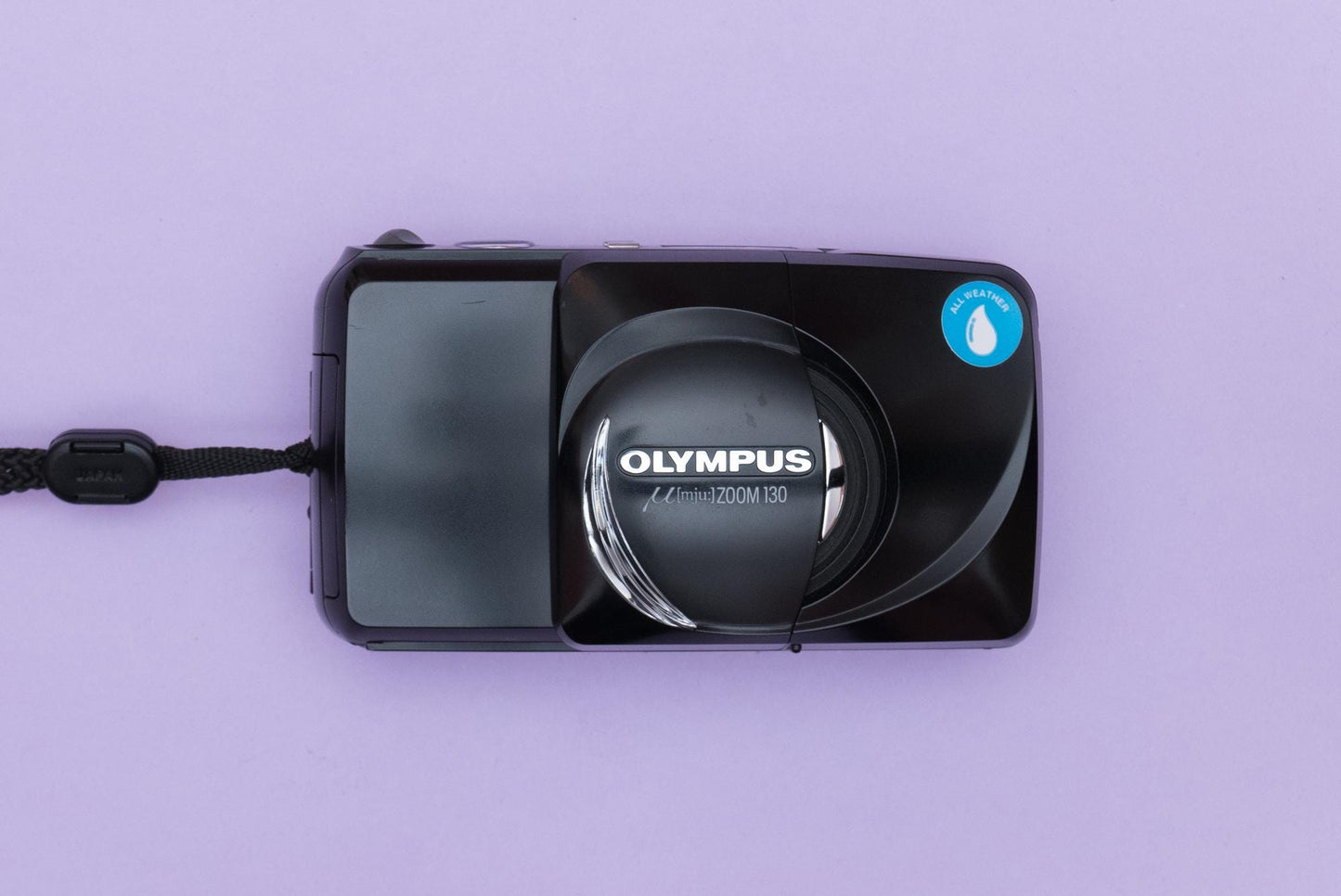 Olympus µ[mju:] Mju Stylus Zoom 130 Compact 35mm Film Camera Black