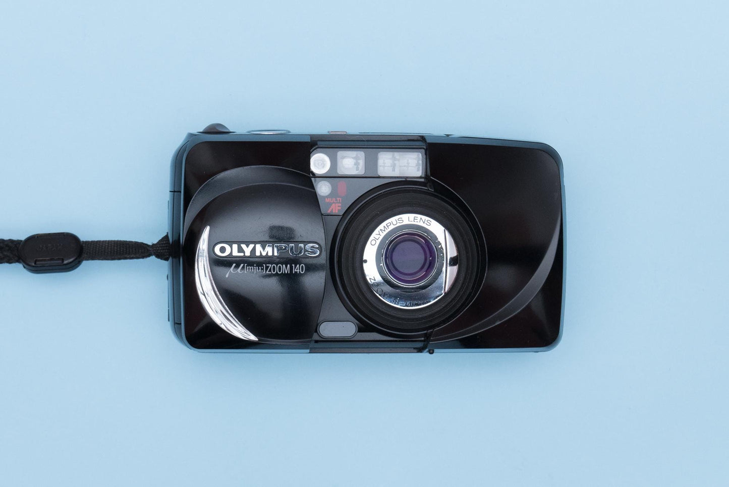 Olympus µ[mju:] Mju Stylus Zoom 140 Black Compact 35mm Point and Shoot Film Camera