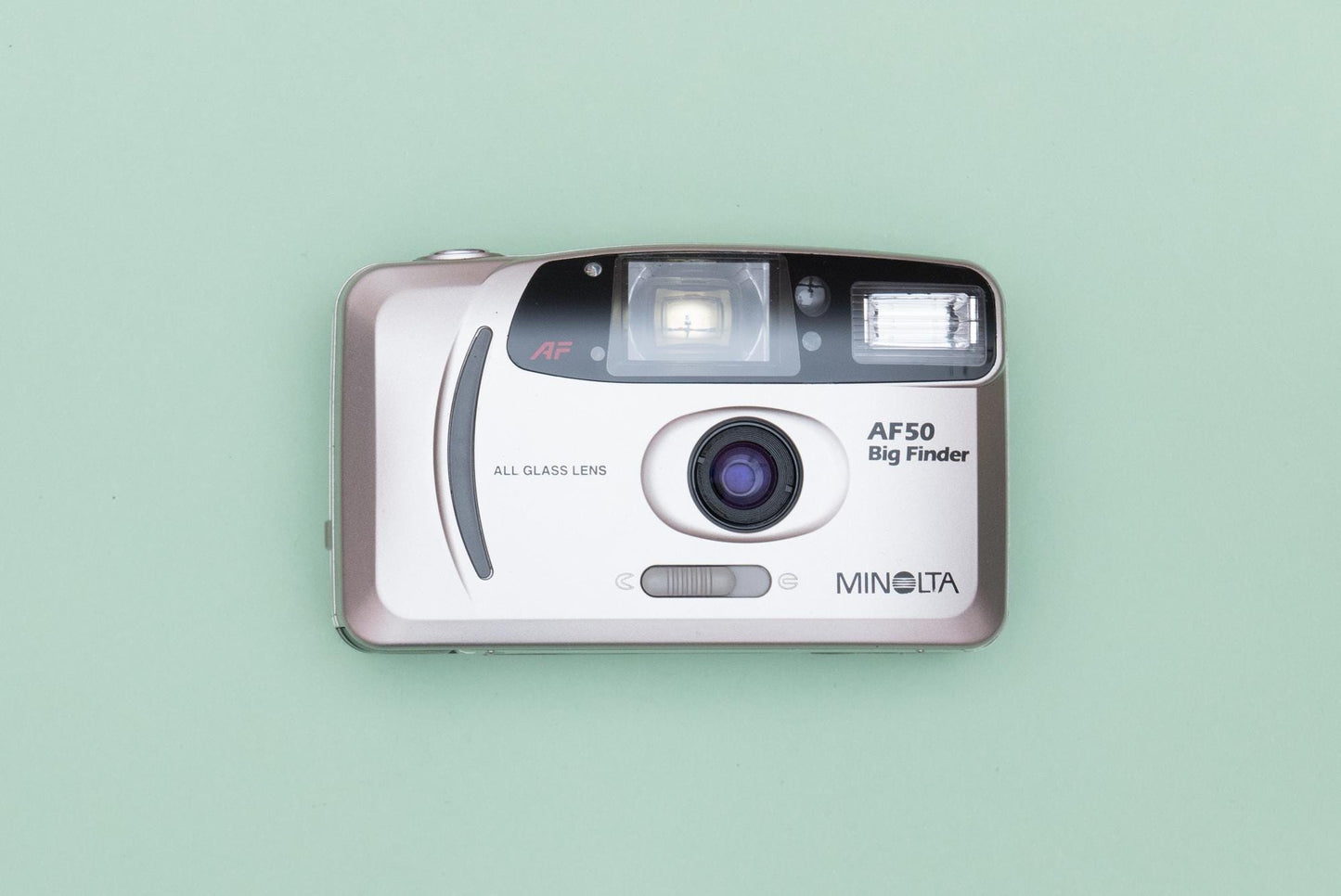 Minolta AF50 Big Finder Compact 35mm Point and Shoot Film Camera