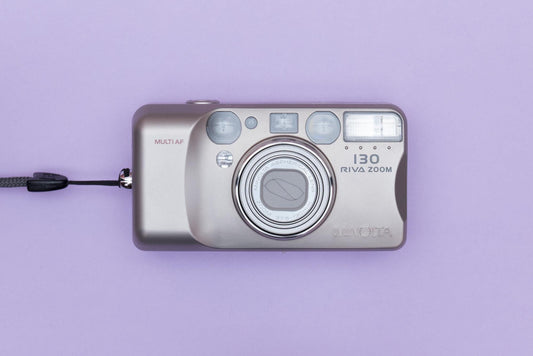 Minolta Riva Zoom 130 Compact 35mm Point and Shoot Film Camera
