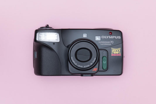 Olympus Superzoom 70 Panorama 35mm Compact Film Camera