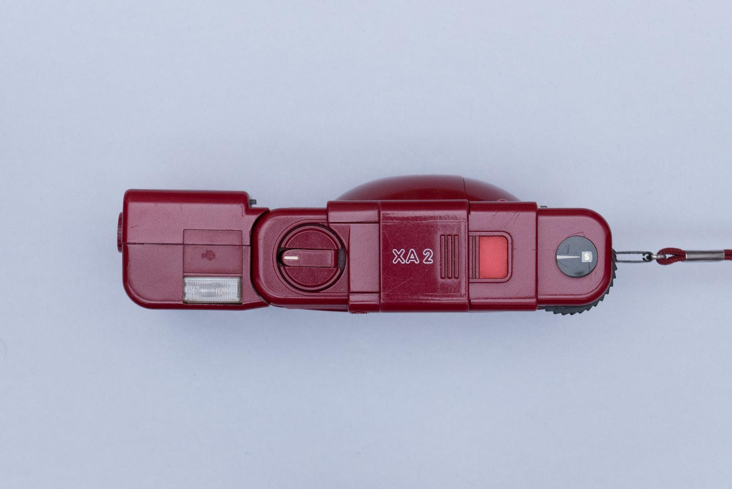 Olympus XA 2 Red Compact Film Camera with Zuiko 3.5/35mm lens and A11 Flash