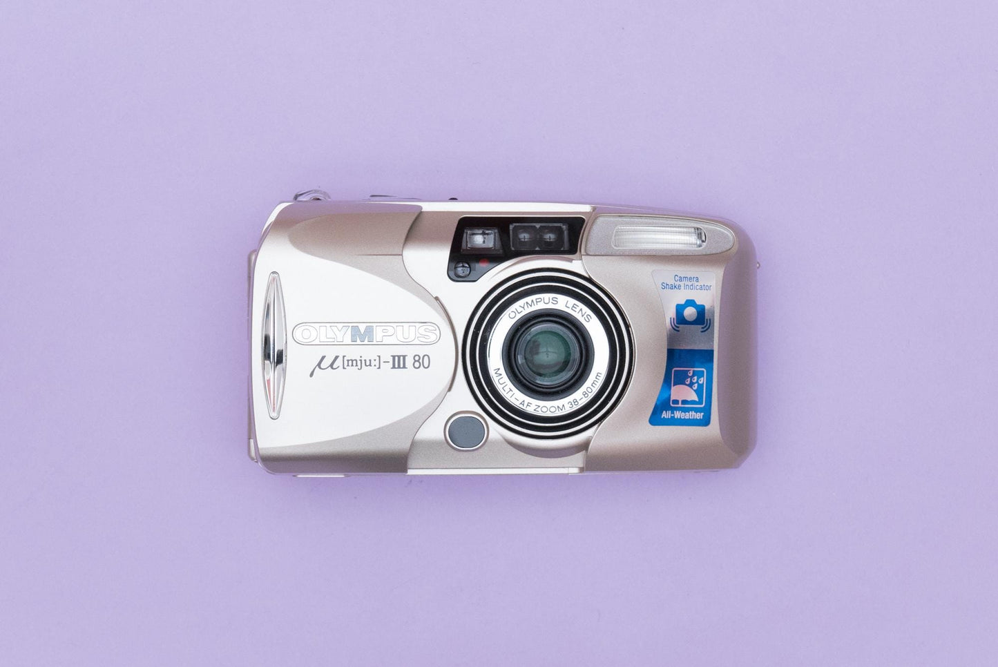 Olympus µ[mju:] Mju III Stylus Zoom 80 Compact 35mm Film Camera
