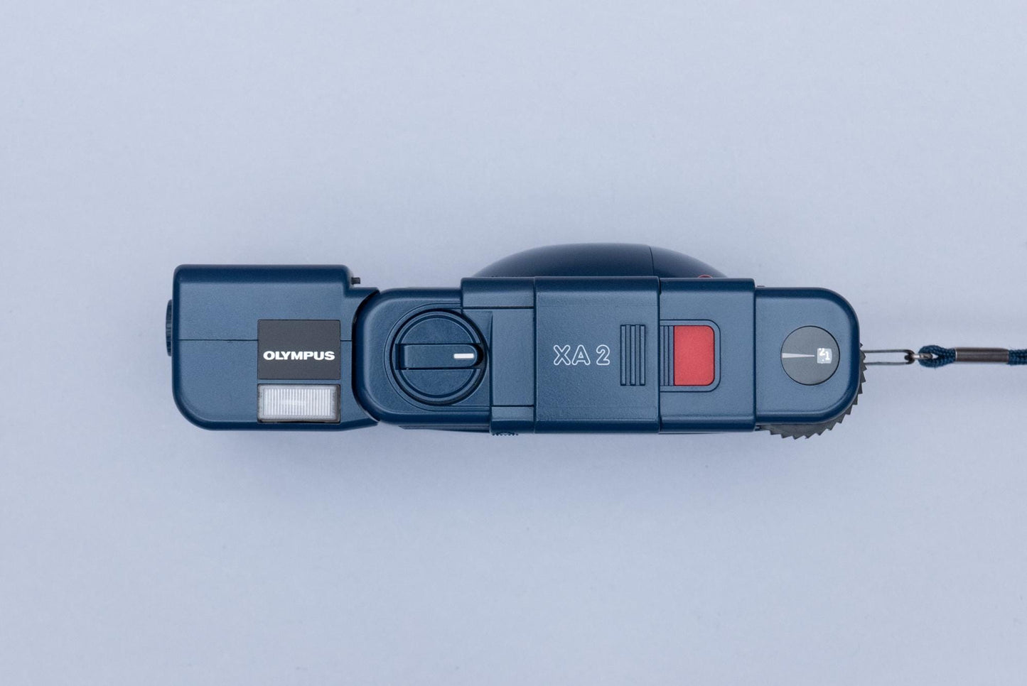 Olympus XA 2 Blue Compact Film Camera with Zuiko 3.5/35mm lens and A11 Flash