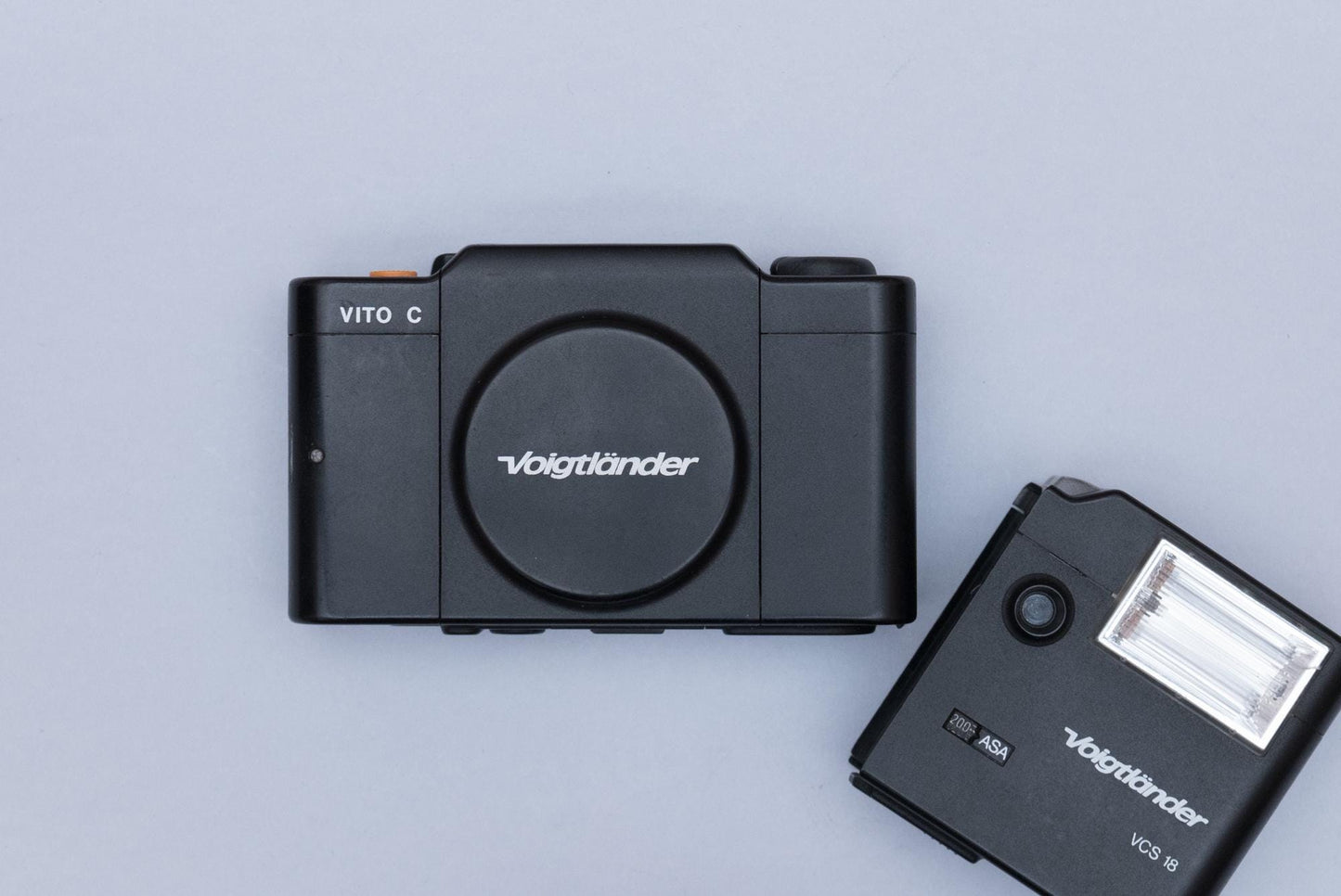 Voigtlander Vito C Compact Point and Shoot 35mm Film Camera with VCS 18 Flash and Box