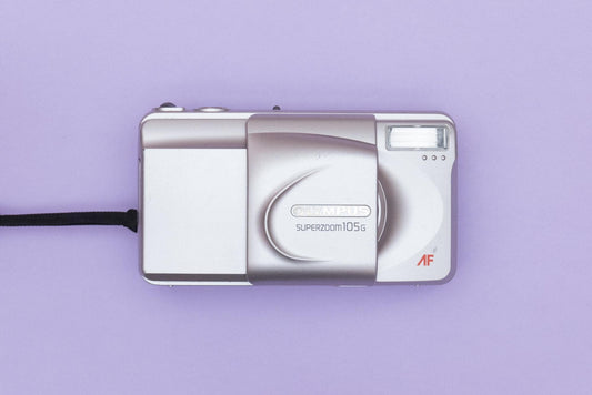 Olympus Superzoom 105 G 35mm Point and Shoot Compact Film Camera