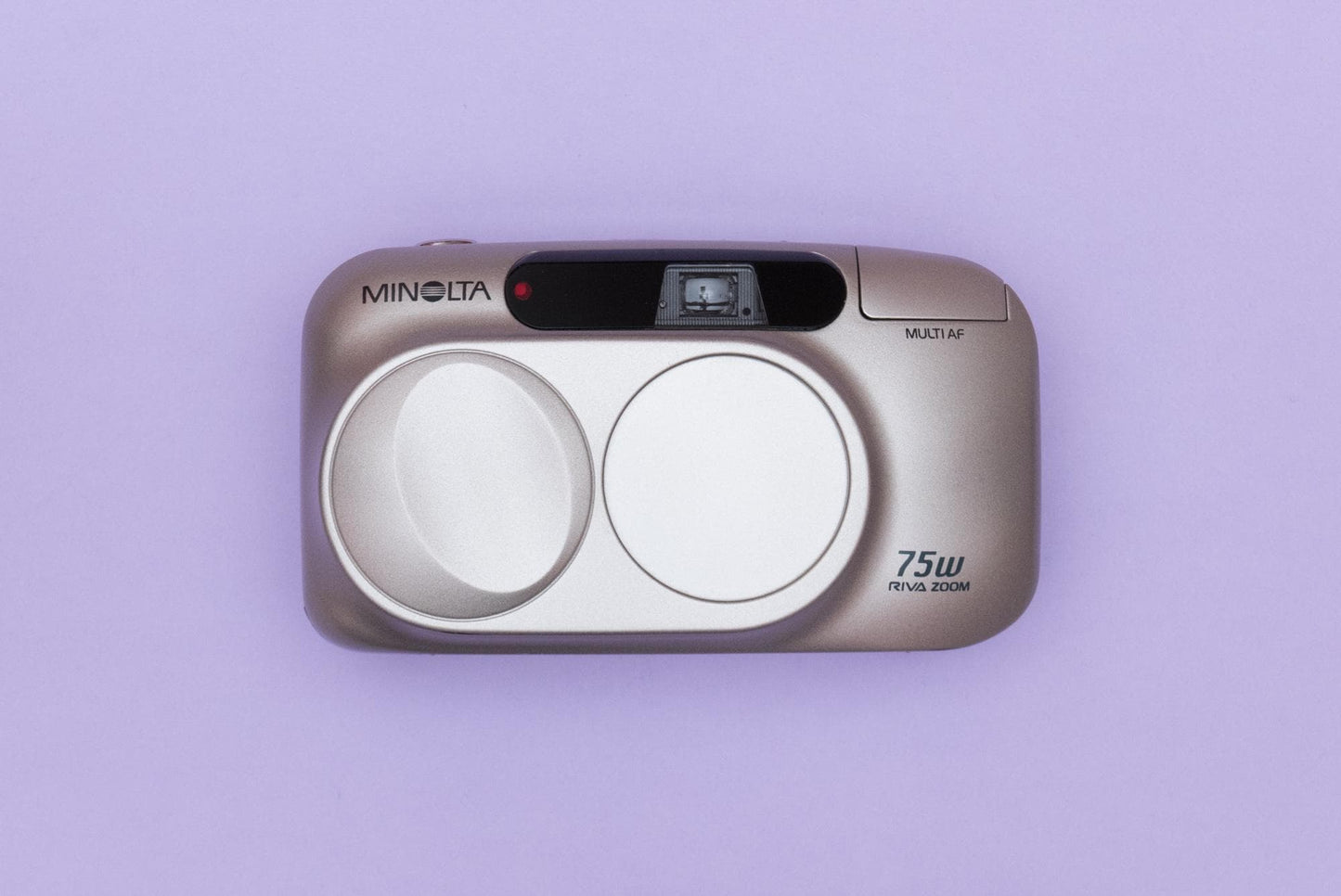 Minolta Riva Zoom 75w Compact 35mm Point and Shoot Film Camera