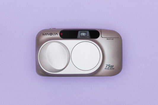 Minolta Riva Zoom 75w Compact 35mm Point and Shoot Film Camera
